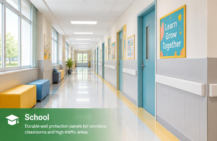School Wall Protection Panels