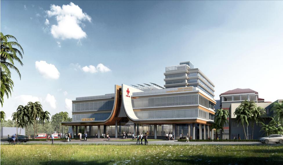 The project of the China-Cambodia Friendship Medical Building supported by China Construction Eighth