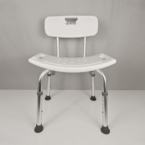 1201A-Non-slip Adjustable Shower Chair for Seniors