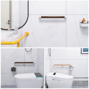 HS-024M Solid Wood Grab Bar