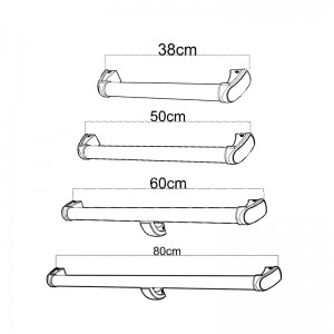 HS-024M Solid Wood Grab Bar