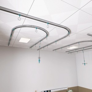 Medical Cubicle Hospital Curtain Track For Hospital
