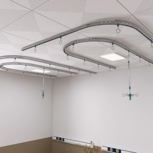 Medical Cubicle Hospital Curtain Track For Hospital