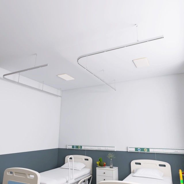 Medical Cubicle Hospital Curtain Track For Hospital