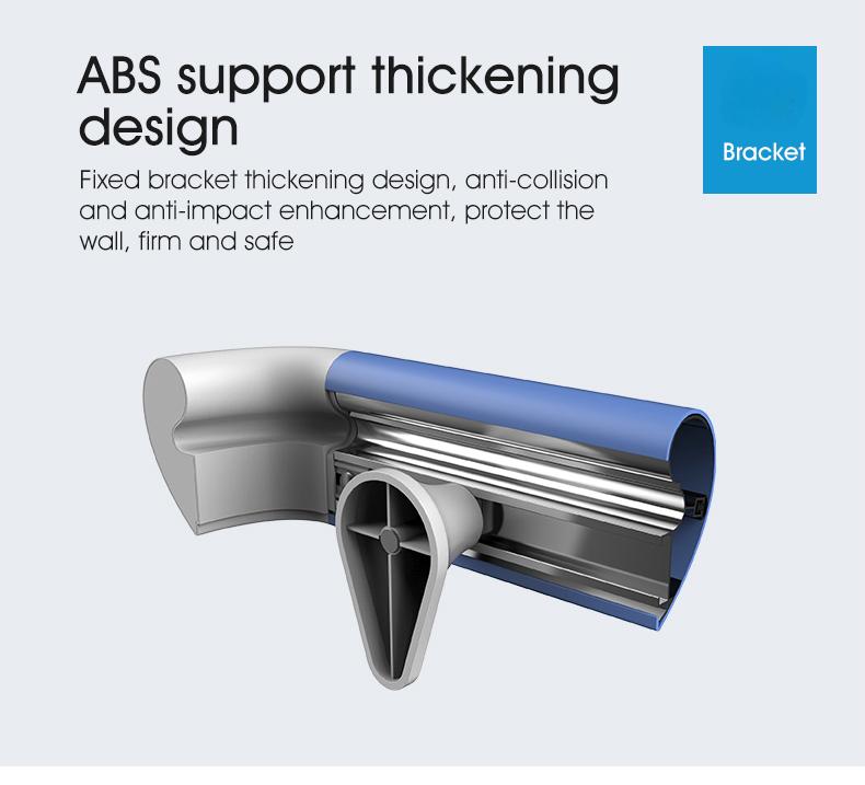 hospital aluminum handrail profile