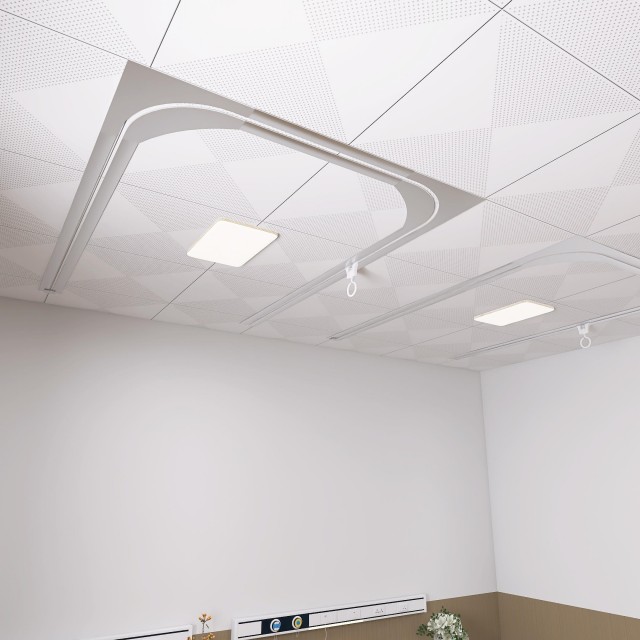 Medical Cubicle Hospital Curtain Track For Hospital